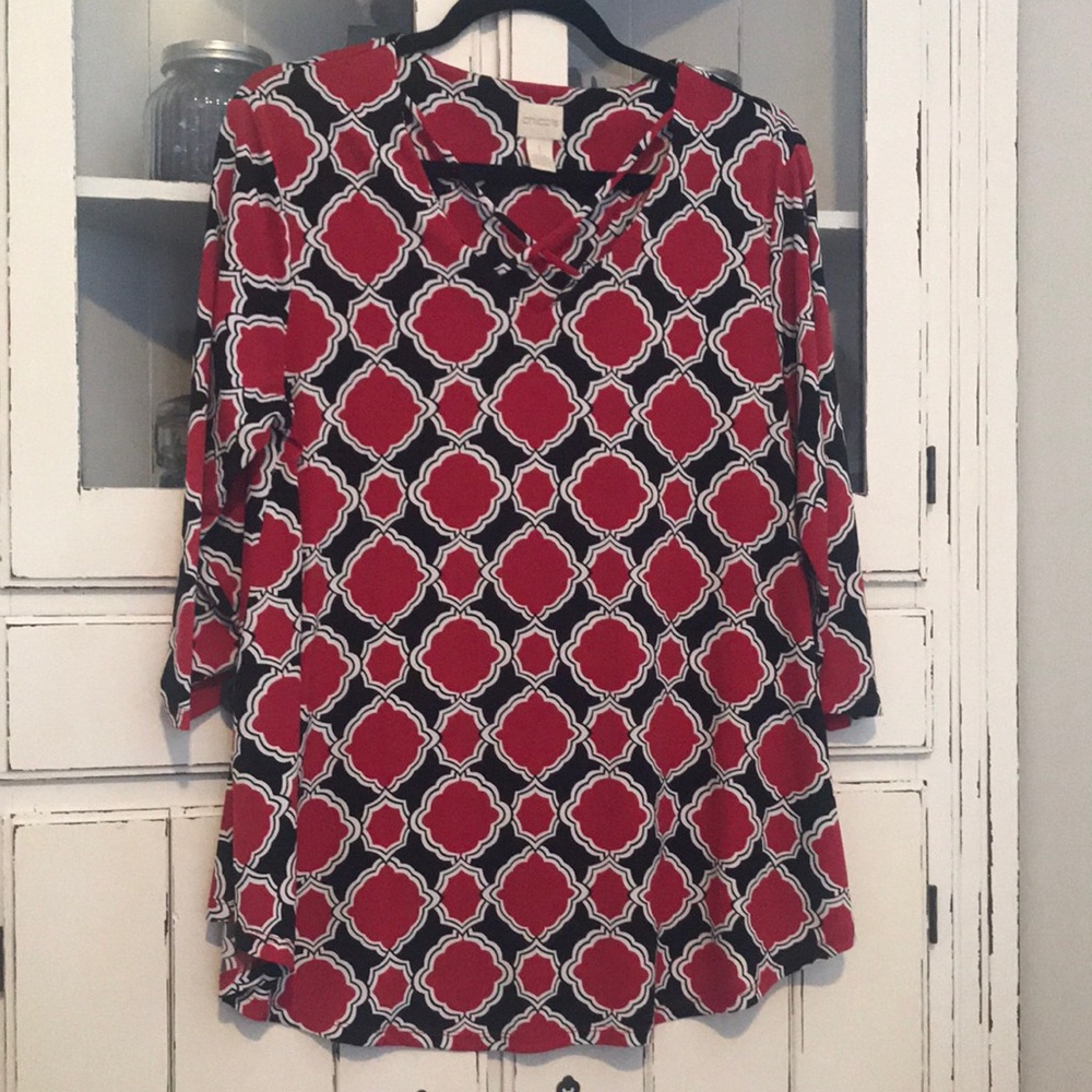 Chico’s Blouse 3/4 Sleeves